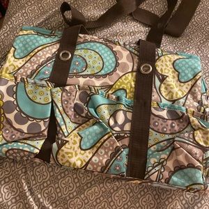 Thirty-One Zip Top Utility Tote